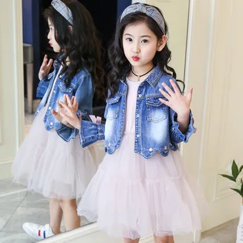 

Cute Girls Dresses Sets 2018 New Arrival Fashion Baby Girls Clothes Coat+Dress 2PCS Suits Cotton Kids Clothing For Girls