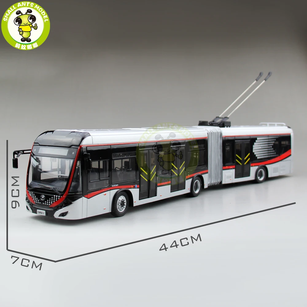 1/42 YuTong Bus ZK5180A City Bus Trolleybus Articulated