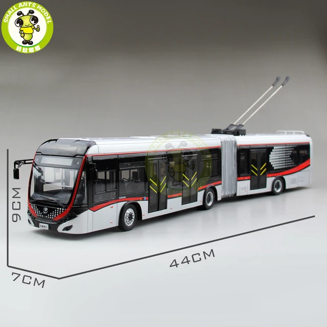 1/42 YuTong Bus ZK5180A City Bus Trolleybus Articulated