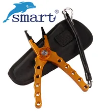 Умные плоскогубцы из нержавеющей стали, 18 см, 5,41 унций, алюминиевая рукоятка, Alicate Pesca, карп, рыболовные ножницы для лески, резак для лески