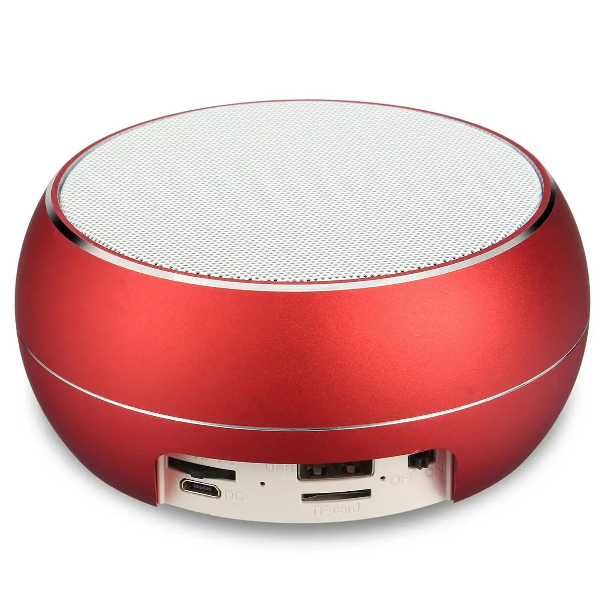 Мини Портативный Супер Бас Металл 4,0 беспроводной bluetooth динамик с tf-картой MP3 музыка громкоговоритель для смартфона планшета - Цвет: Красный
