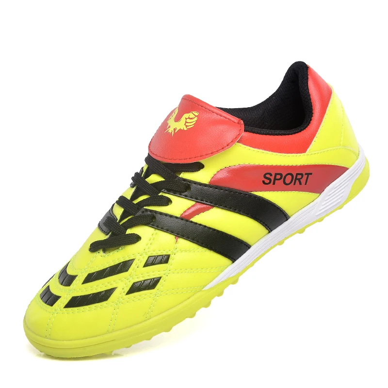 Men Boys Indoor Soccer Shoes TF Football Cleats Shoes Kids Training