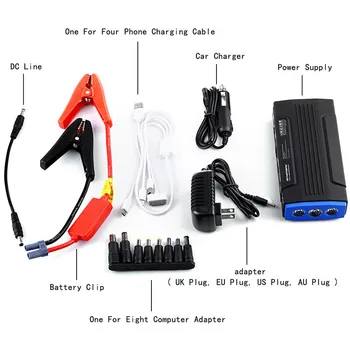 

Car Jump Starter Power Bank Battery Supply 12V Auto EPS Booster Emergency Ignition For Vehicles Travel Starting Device