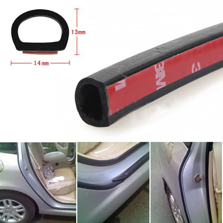Car Door Seal Strip Universal Big D Type Waterproof Weatherstrip