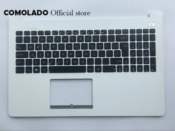 

UK Keyboard For ASUS X502 X502CA with palmrest top case black and white color keyboard UK Layout