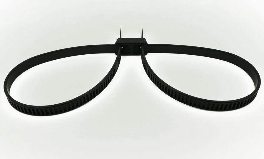 550pcs/lot plastic police handcuffs Double Flex Cuff Disposable