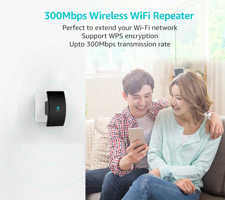 Беспроводной Wi-Fi ретранслятор WiFi усилитель сигнала 300 Мбит/с усилитель WiFi Repetidor WiFi расширитель большого диапазона 802.11n/b/g точка доступа