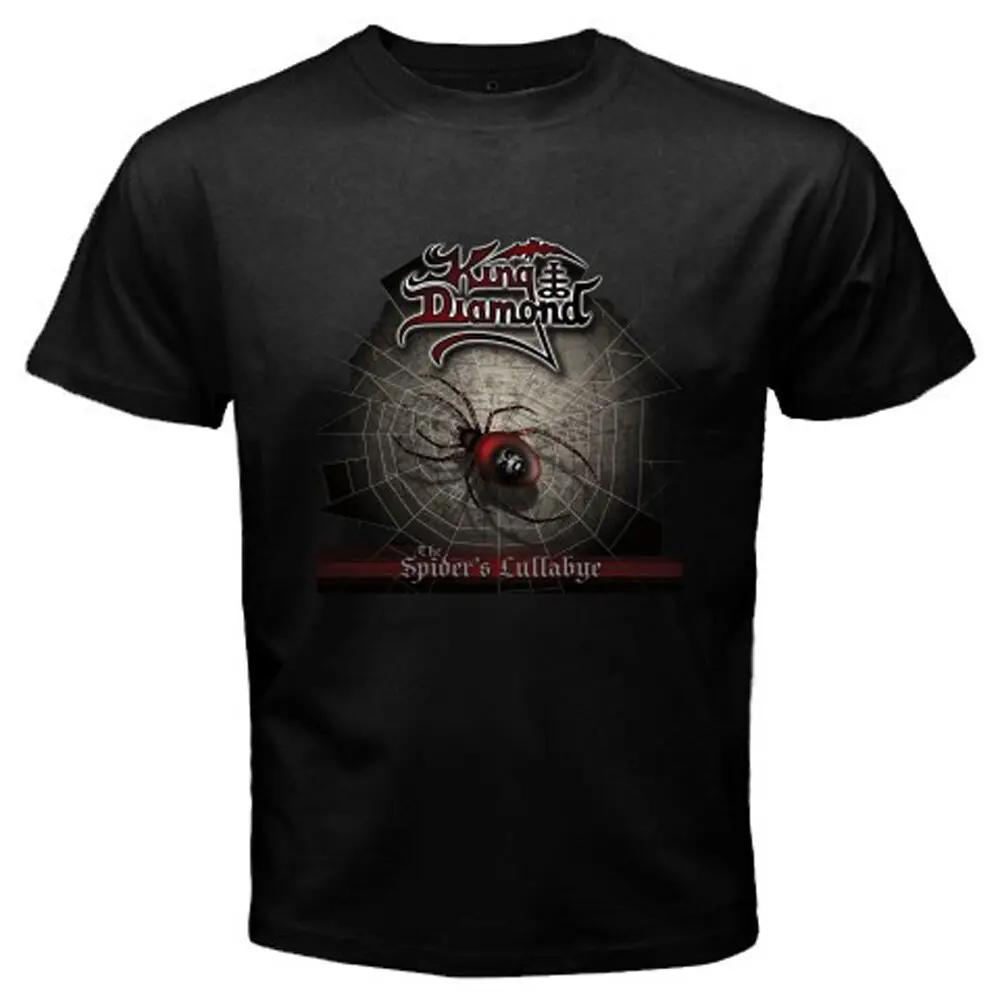 Новый король алмаз паук колыбельные мужские черные футболки S M L XL 2XL 3XL подарок