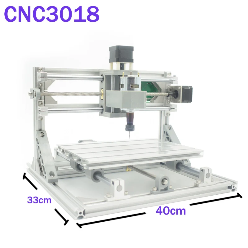 CNC 3018 ER11 GRBL Управление ремесленный станок с ЧПУ 3 оси печатных плат фрезерный станок машинный деревянный роутер Лазерная гравировка с 405nm 500 МВт лазерный модуль