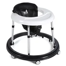 Kumi ходунки из искусственной кожи для детей 6-7-18 месяцев анти опрокидывание Многофункциональный ручной толчок может сидеть