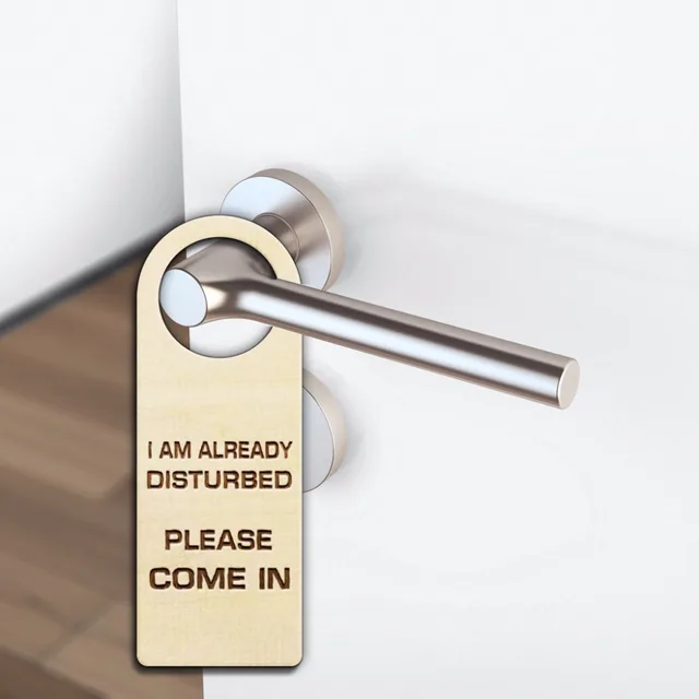2pcs wood door hanger