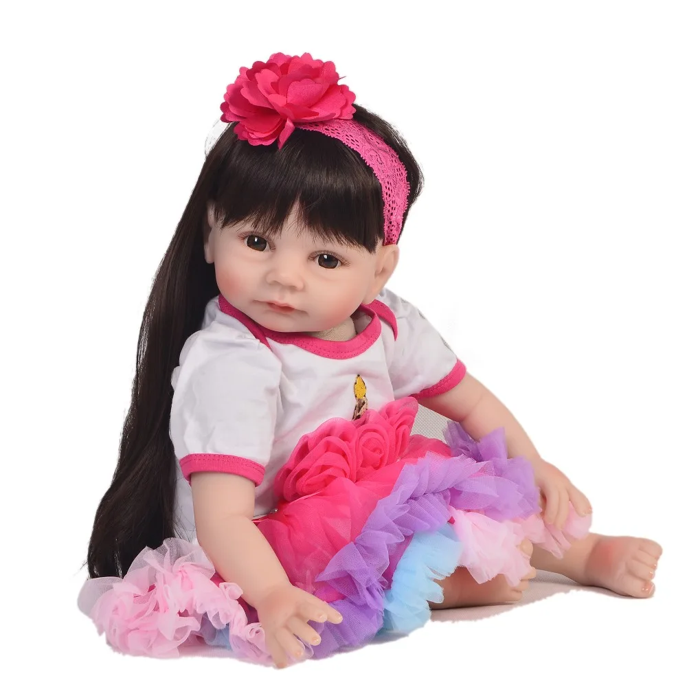 55 см кукла силиконовая ручной работы Reborn Baby 22 &quotигрушка bonecas новорожденная