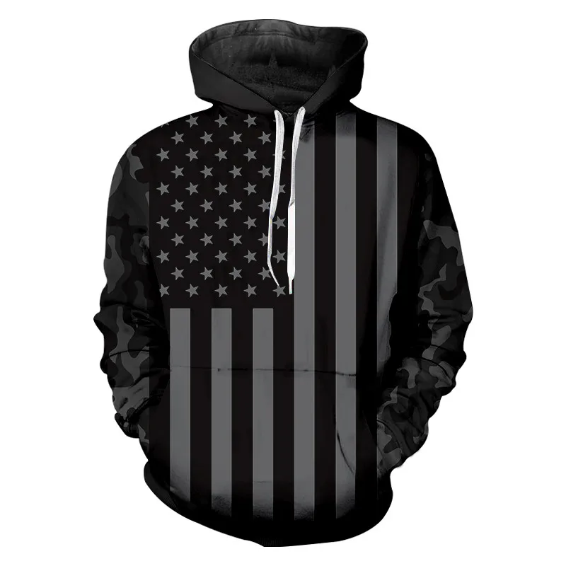 Drop Shipping NEW Hot Sale 3D Print Hoodies Clothing  Street Wear Black Hoodie Novelty Streetwear Hooded Long Sleeve Pullover
