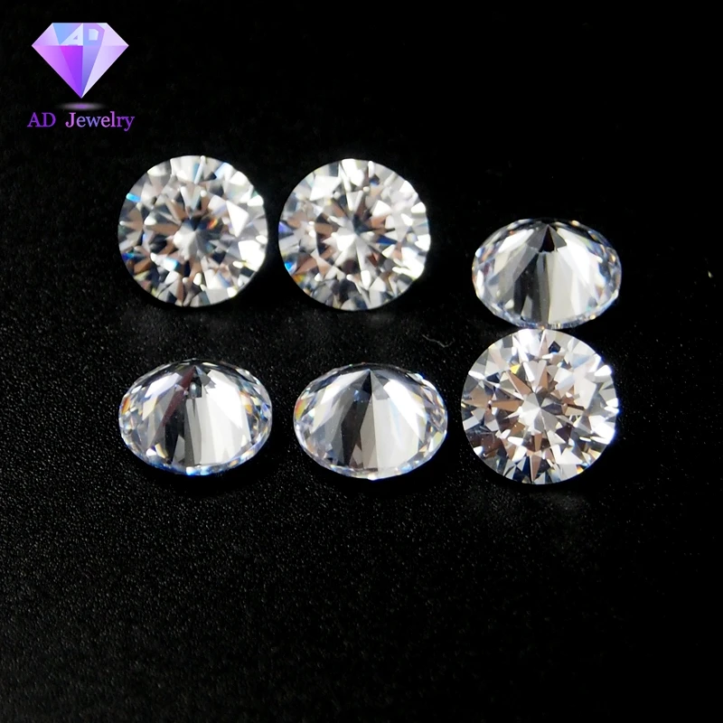 

6A Top quality zirconia stone Wholesale Cubic Zirconia Stone Heat Resistant Casting White Zirconia Loose Gemstone