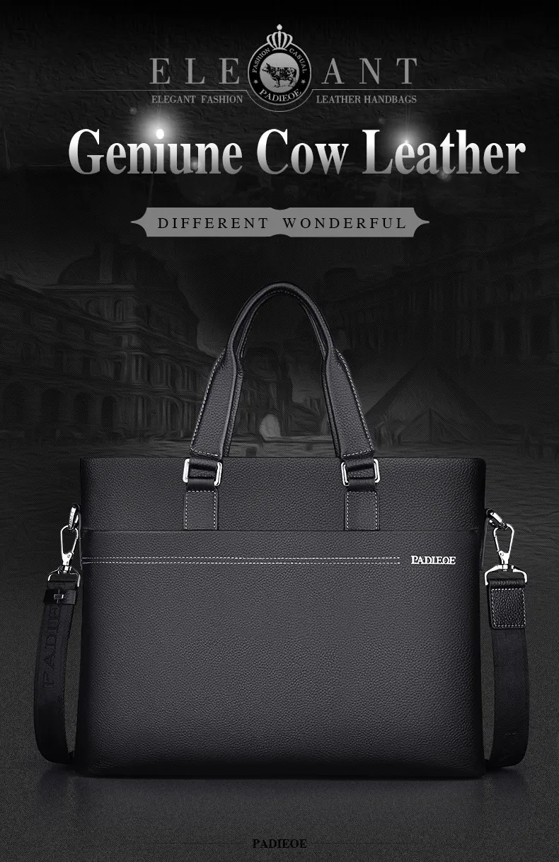 High Quality leather business briefcase