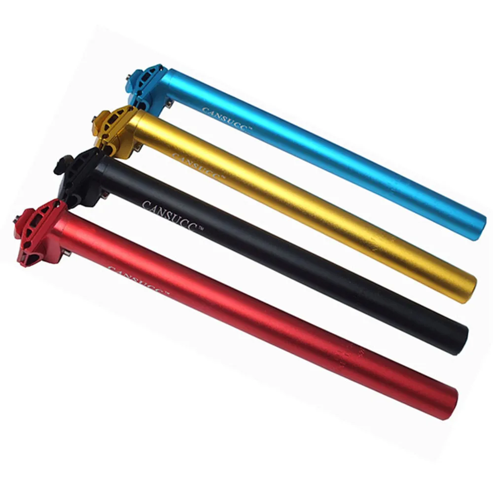 Bicycle Seat Post 27.2 Bike Seatpost Mountain Bike Seat Post Black Blue Gold Red Seatpost High