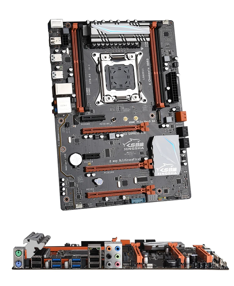 X79-P3 M.2 четырехканальный X79 материнская плата по стандарту ATX LGA 2011 XEON игровая материнская плата с поддержкой E5 2680V2 материнская плата 128 ГБ DDR3 REG ECC