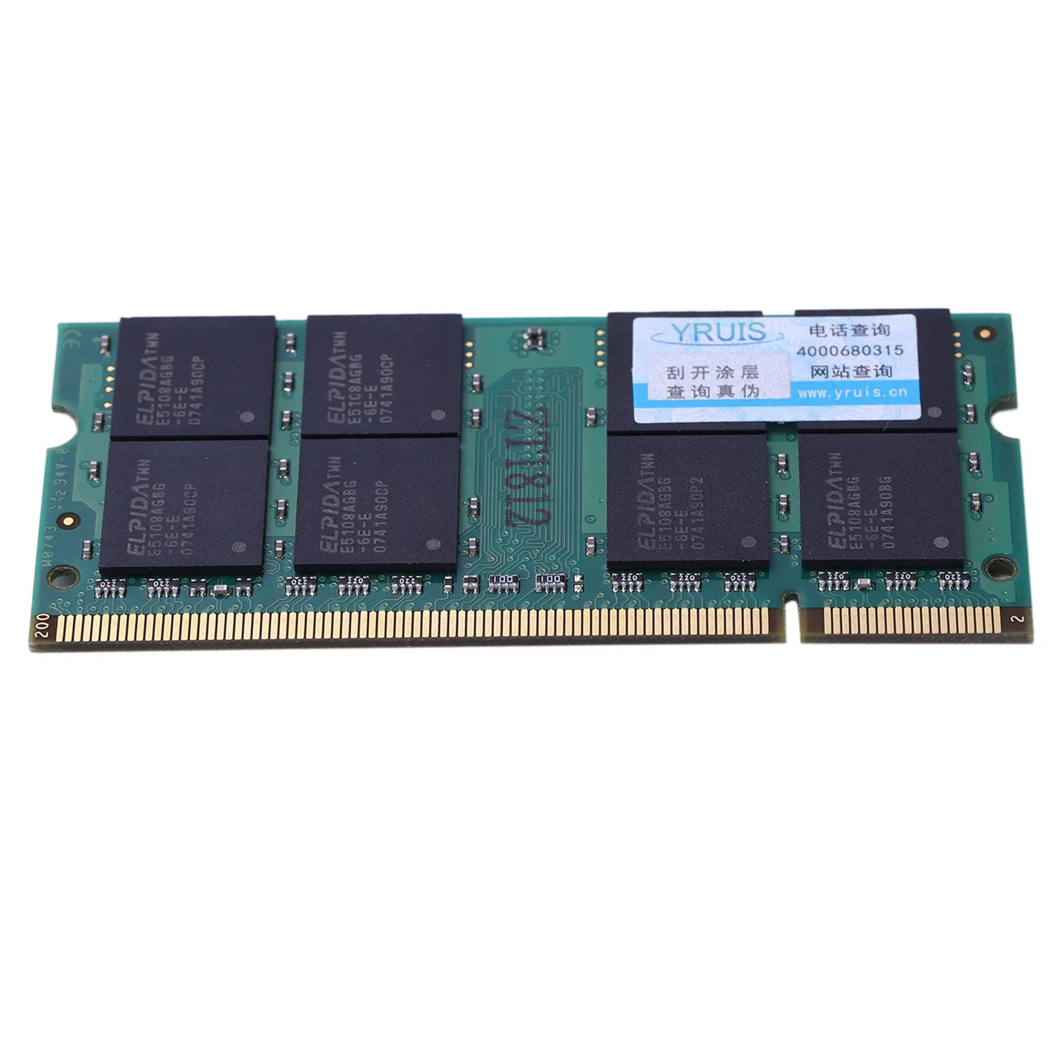 Yruis DDR2 800Mhz Ram Sodimm поддержка памяти ноутбука Memoria Ddr2 notebook(1,8 V