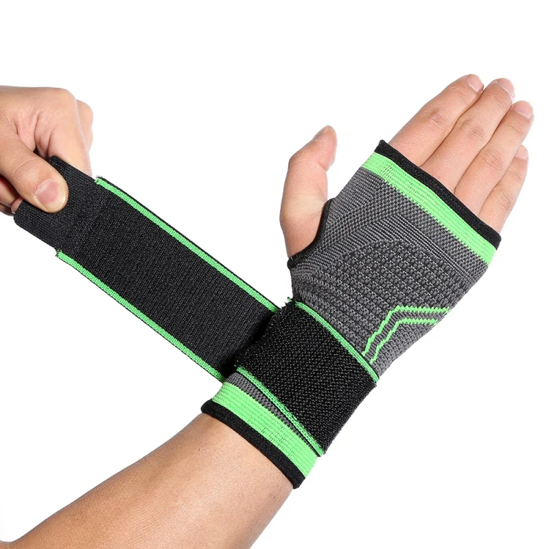 

High Elastic Bandage Fitness Men's Wrist Palm Support Weight Lifting Gym Palm Hand Bandage Gym Training Men Wristband