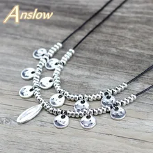 Anslow Горячая Мода ювелирные изделия дизайн круглые подвески аксессуар воротник ожерелье для женщин Чокеры Рождественский подарок LOW0066AN