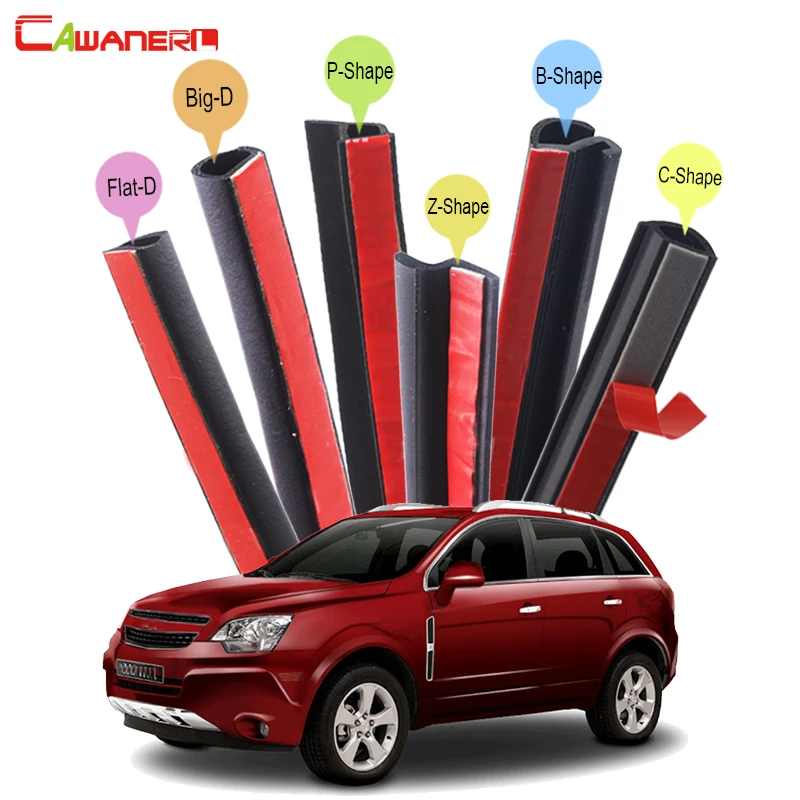 Набор резиновых уплотнительных лент Cawanerl для Chevrolet Blazer Captiva Trailblazer Spin Tracker |