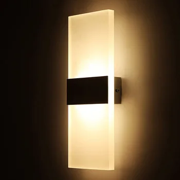 

Wall Lamp AC85-265V Wall Mounted Sconce Lights Acrylic 3W Decorative Lamp for Living Room Bedroom Corridor Wall Lights