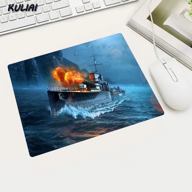 KULIAI DIY New Customize Game World of Warship Laser Mouse Pad Rubber Mat for Optical Mice Gaming Notebook PC Mats Gift Laptop KULIAI DIY New Customize Game World of Warship Laser Mouse Pad Rubber Mat for Optical Mice Gaming Notebook PC Mats Gift Laptop