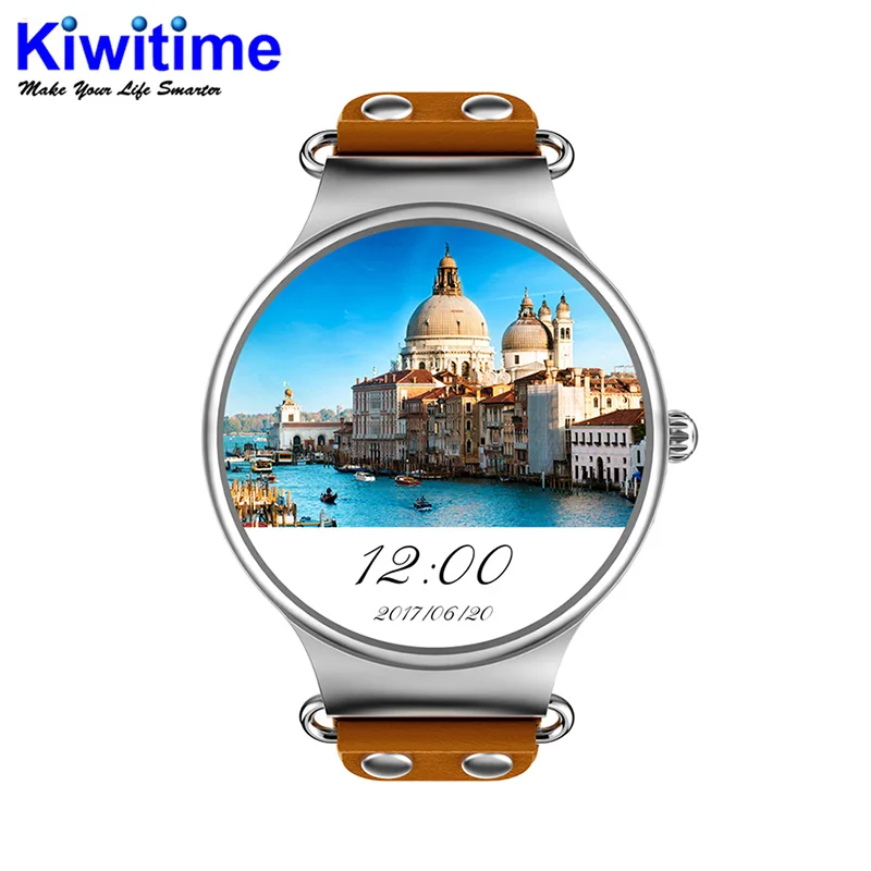 

KW98 3G Smartwatch iOS Phone Android 5.1 1.39 inch MTK6580 Quad Core 1.0GHz 8GB ROM GPS Heart Rate Pedometer Smart Watch