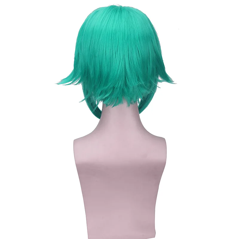Coshome Anime Land Of The Lustrous Phosphophyllite Wig Houseki No Kuni Cosplay Wigs Red Green Black Hair (2)