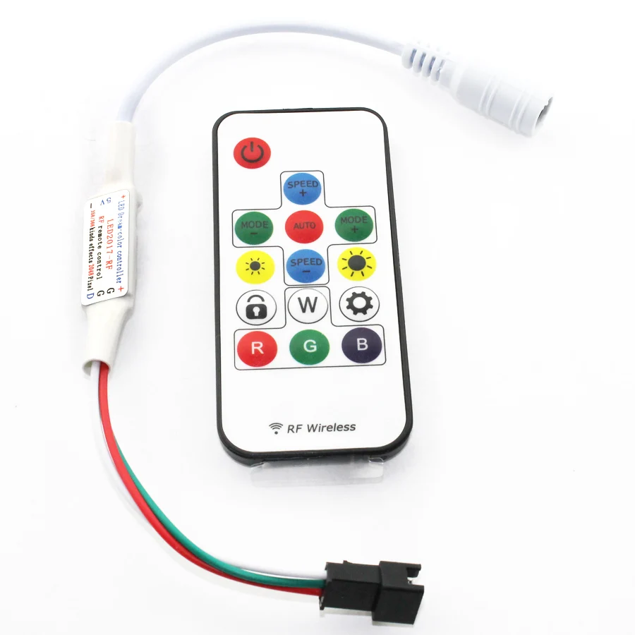 SP103E Mini RF Controller With 14 Keys Wireless Remote For WS2811 WS2812 LED Strip Light DC5V