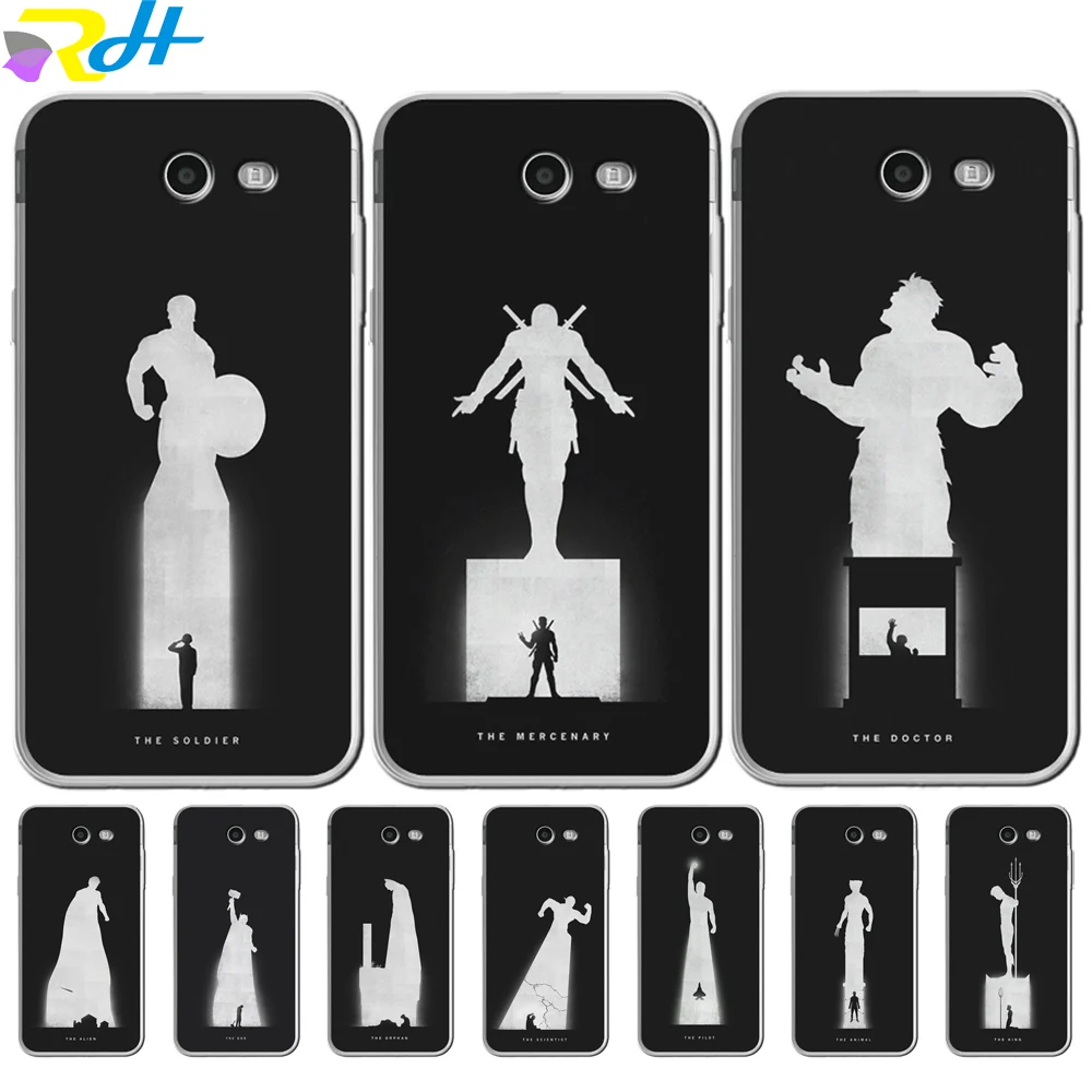 

Soft Silica gel TPU Cover for Samsung Galaxy J4 J6 J8 2018 Case Avengers: Endgame for Samsung J3 J5 J7 2017 J5Prime Coque Etui