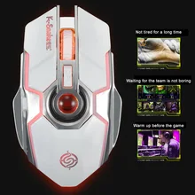 Горячая беспроводная мышь Бесшумная эргономичная, игровая мышь 7 клавиш RGB подсветка 2400 dpi для ноутбука компьютер BUS66