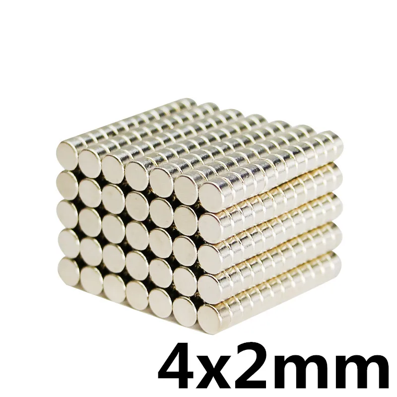 100pcs 7 X 2mm Neodymium Disc Super Strong Rare Earth N35 Small Fridge Magnets 