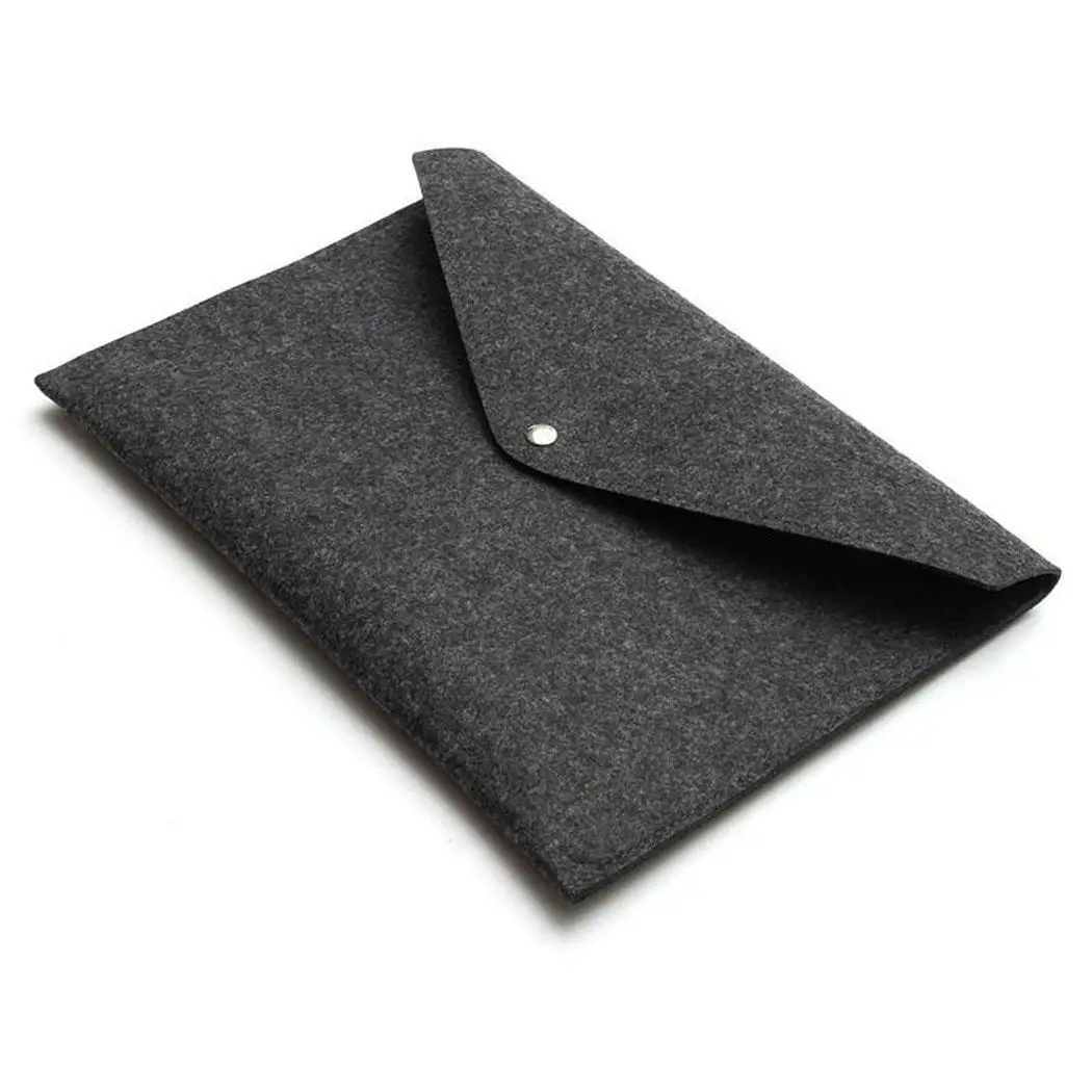 dark gray Прочный портфели фетр папка для документов легкий и портативный сумка канцелярский магазин офисные принадлежности повседневное - Цвет: dark gray