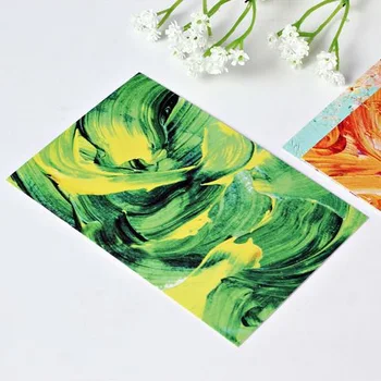

30pcs Oil painting palette style card multi-use as Scrapbooking party invitation DIY Decoration gift card message card postcard