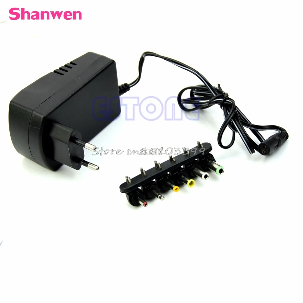 

Universal EU AC/DC Adaptor Plug Power Supply 3V 4.5V 5V 6V 7.5V 12V DC Charger Drop shipping M12 dropship