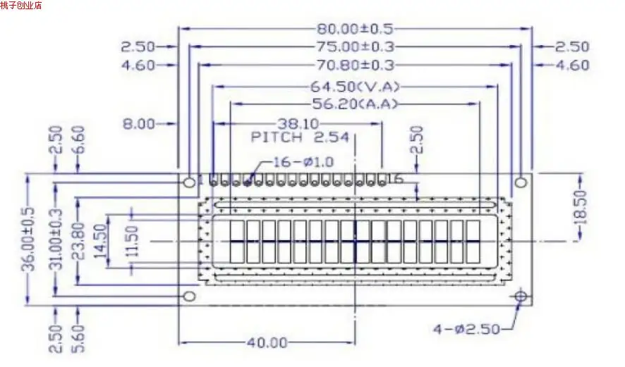 1 шт. lcd 1602 1602 Модуль зеленый экран 16x2 символ ЖК-дисплей модуль. 1602 5 в зеленый экран и белый код для arduino