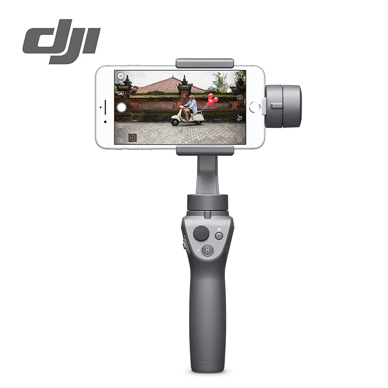 DJI Osmo Mobile 2 Ручной Стабилизатор 3-осевой портативный монопод с шарнирным замком с переменным фокусным расстоянием Управление панорама плавное воспроизведение видео движения таймлапс для смарт телефона