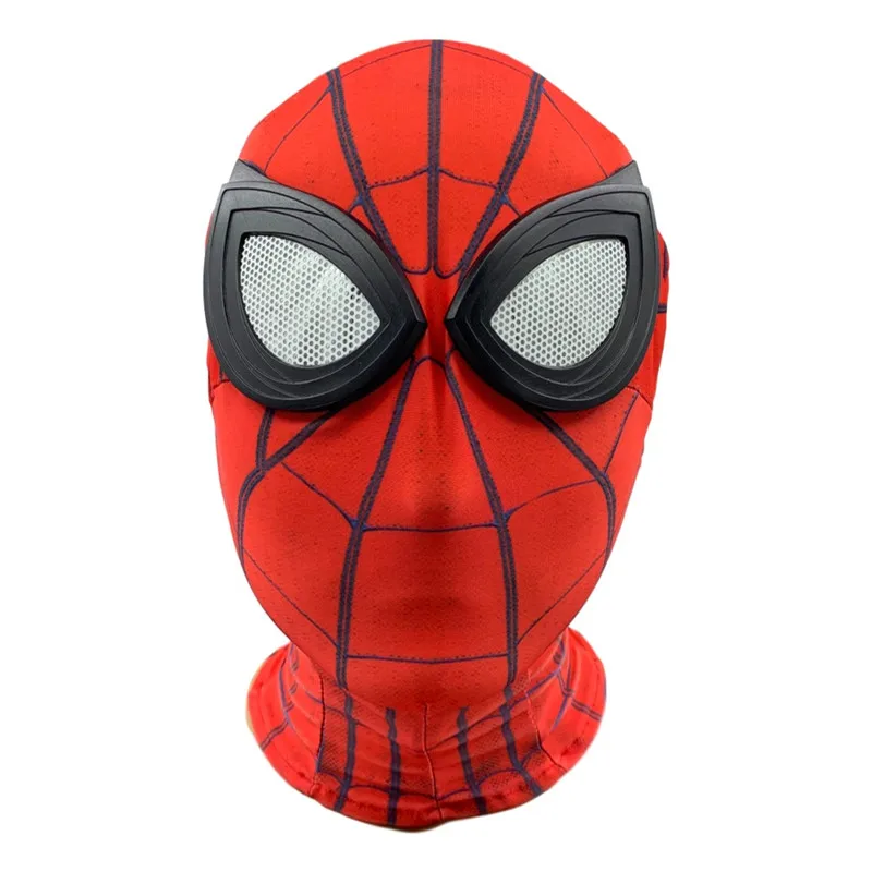 Потрясающая маска Человека-паука 3D цифровая печать красные черные линзы Человека-паука маска принадлежности для Хэллоуина супергерой косплей реквизит