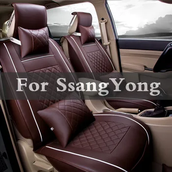 

Auto Accessories Car Styling Pu Leather Car Seat Case Pad Covers For Ssangyong Actyon Korando Kyron Musso Nomad Rexton Tivoli