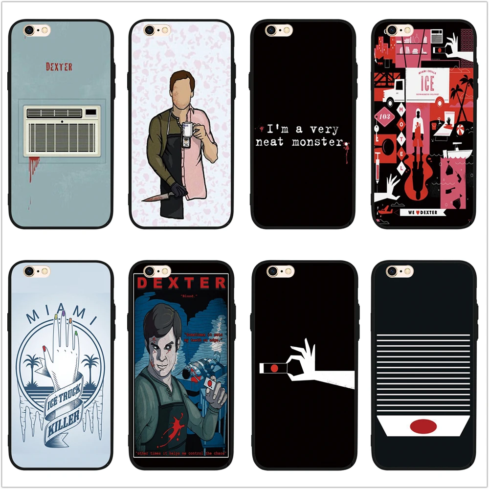 

FATPERSON American TV Dexter Posters Phone case cover for iphone SE 5S 5 6 6s 7 8 10 X Plus 7Plus 8plus