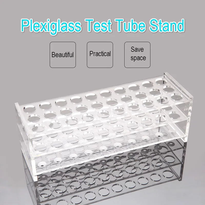 SUPPORT PLEXI POUR TUBES A ESSAI