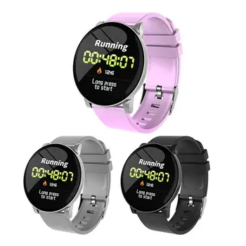 

W8 Sports Smart Watch Weather Fitness Bracelet Tracker IP67 Waterproof 1.3 inch Heart Rate Monitor Blood Pressure for Adults new