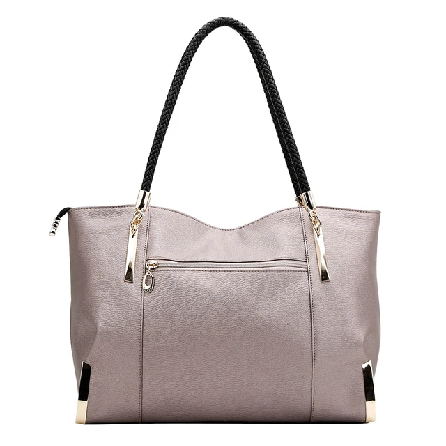 FOXER Brand Women Cow Leather Handbag Female Shoulder bag Designer Luxury Lady Tote Large Capacity Zipper Top Handle Bag 3