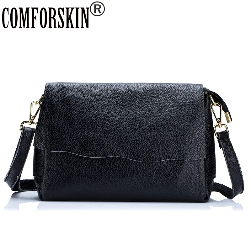 

COMFORSKIN Bolsas Femininas New Arrival Luxurious Genuine Leather Fashion Feminine Designer Single Strap Women Messenger Bags