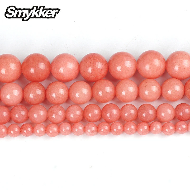 

Watermelon Red Stone Beads Crystal Jasper Quartz Gemstone Jade Bead 4-10mm Bead for Muslim Prayer Rosary Craft Accessory Making