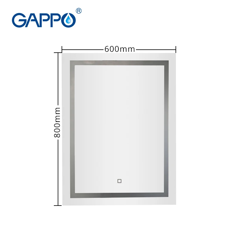 Gappo حمام مرايا الحائط Led جولة مرآة لمستحضرات التجميل مربع Led الحمام المكياج اللمس التبديل مرآة ضوء قابل للتعديل Gappo حمام مرايا الحائط Led جولة مرآة لمستحضرات التجميل مربع Led الحمام المكياج اللمس التبديل مرآة ضوء قابل للتعديل