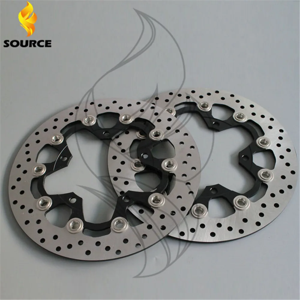 motorcycle Aluminum alloy inner ring & Stainless steel outer ring Front Brake Disc Rotor For SUZUKI GSR 400 2006-2007