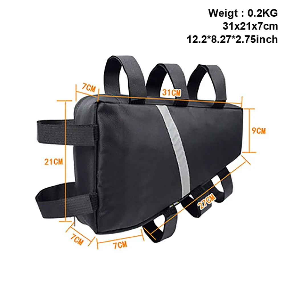 Велосипедная трубка трипода сумка батарея сумка литиевая батарея Паньер упаковка ткань Велоспорт Горный велосипед сумка Аксессуары для велосипеда
