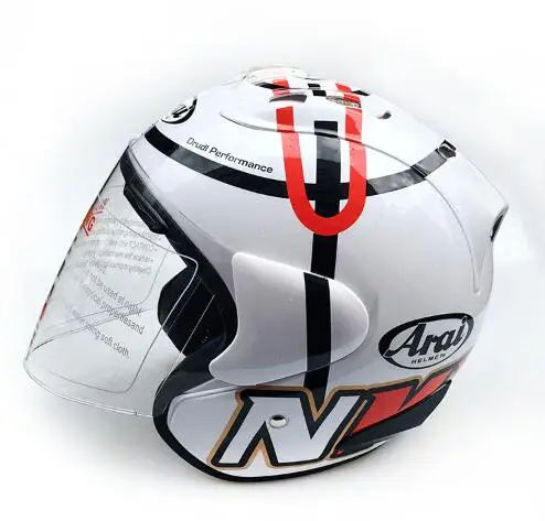 

2019 ARAI Dual Application Skull Motorcycle Helmet Novelty Retro Helmet Motorcycle Half Helmet Free Shipping size M-XXL